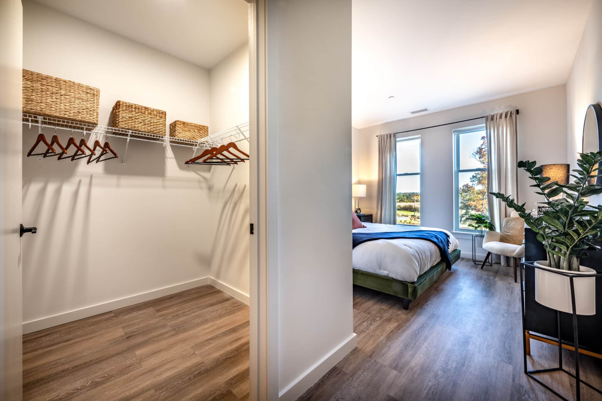 Large closets at Cold Brook Crossing in Sudbury, MA