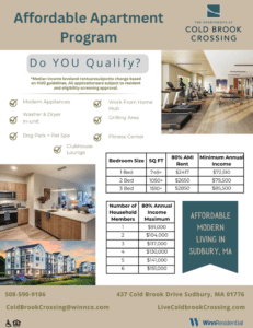 Affordable Apartment Program at Cold Brook Crossing - Join Waitlist